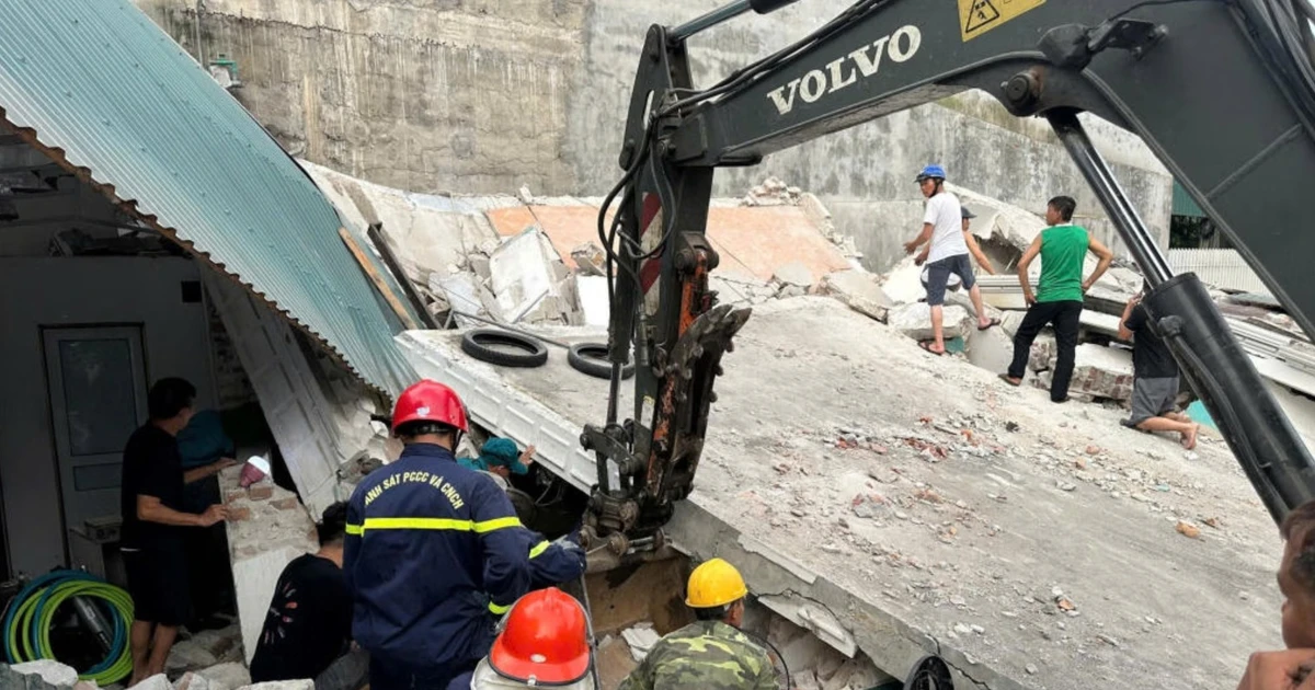 Hé lộ nguyên nhân vụ sập nhà khiến 1 người chết, 2 người bị thương ở Quảng Ninh