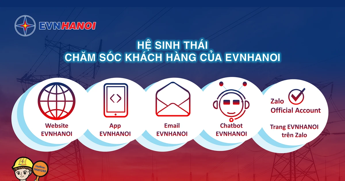 EVNHANOI chuyển mình với hệ sinh thái dịch vụ mới | Báo điện tử Tiền Phong