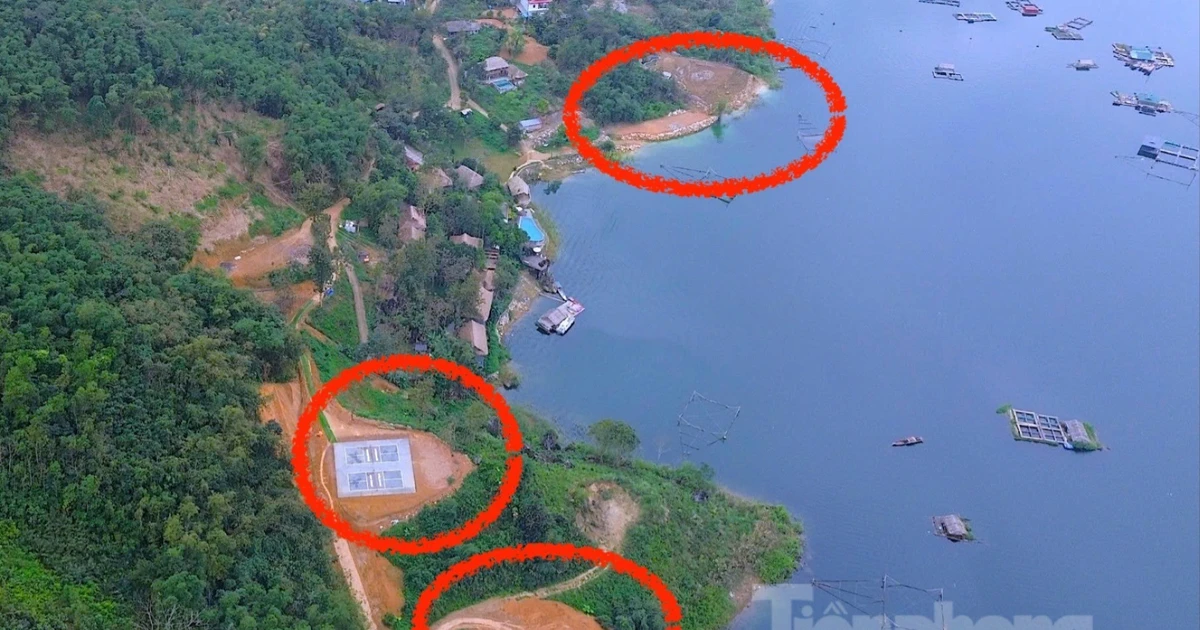 Ngang nhiên bạt núi, lấn hồ du lịch cấp quốc gia