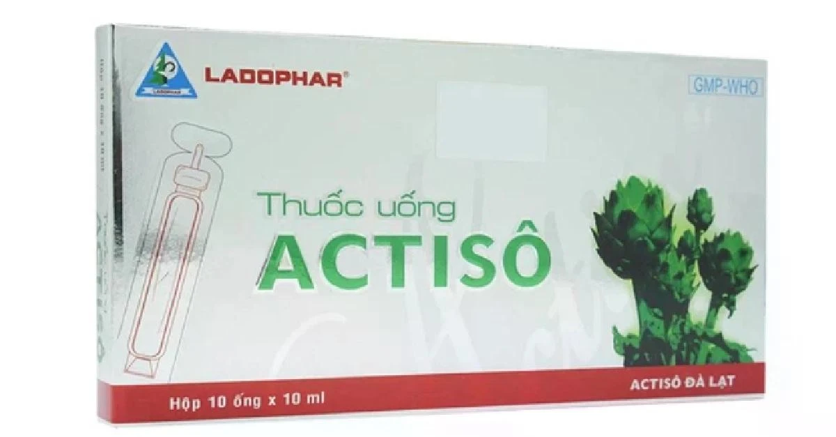 Niêm phong thuốc uống cổ truyền ACTISÔ của Công ty Ladophar tại một nhà thuốc ở Lâm Đồng