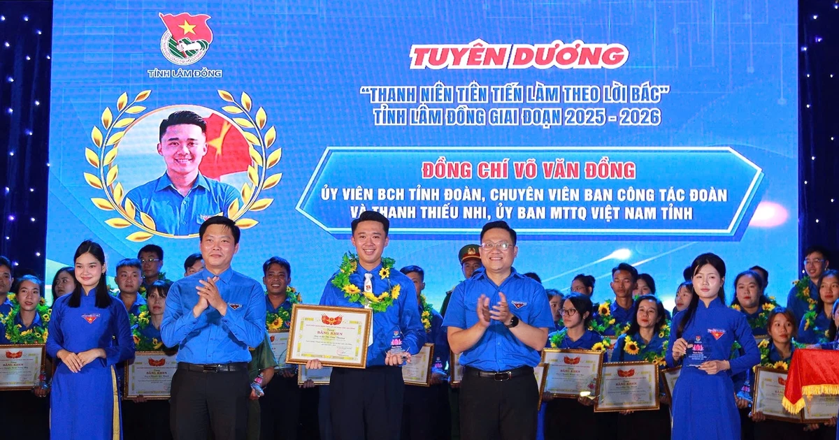 Lâm Đồng vinh danh thanh niên tiên tiến làm theo lời Bác