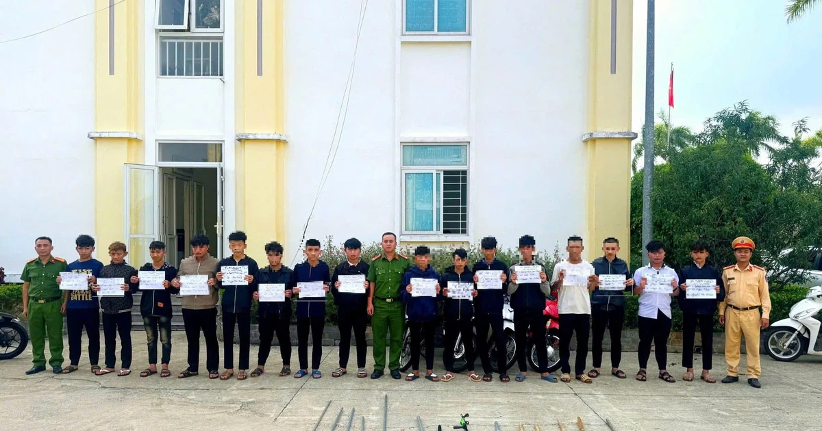 Nhiều học sinh liên quan vụ hàng chục đối tượng mang hung khí đi giải quyết mâu thuẫn