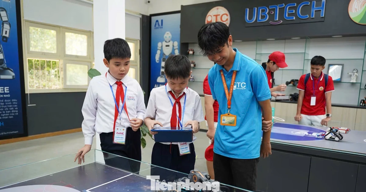 Thiếu nhi 34 tỉnh, thành hào hứng khám phá công nghệ, sáng tạo tương lai