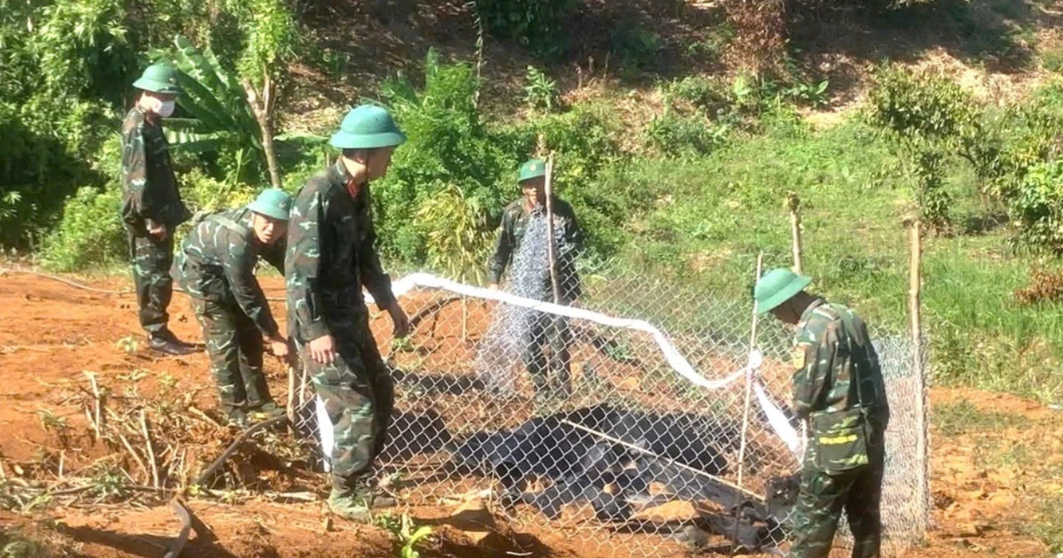 Quân khu 7 đang xử lý khoảng 400kg chất độc CS tồn lưu sau chiến tranh