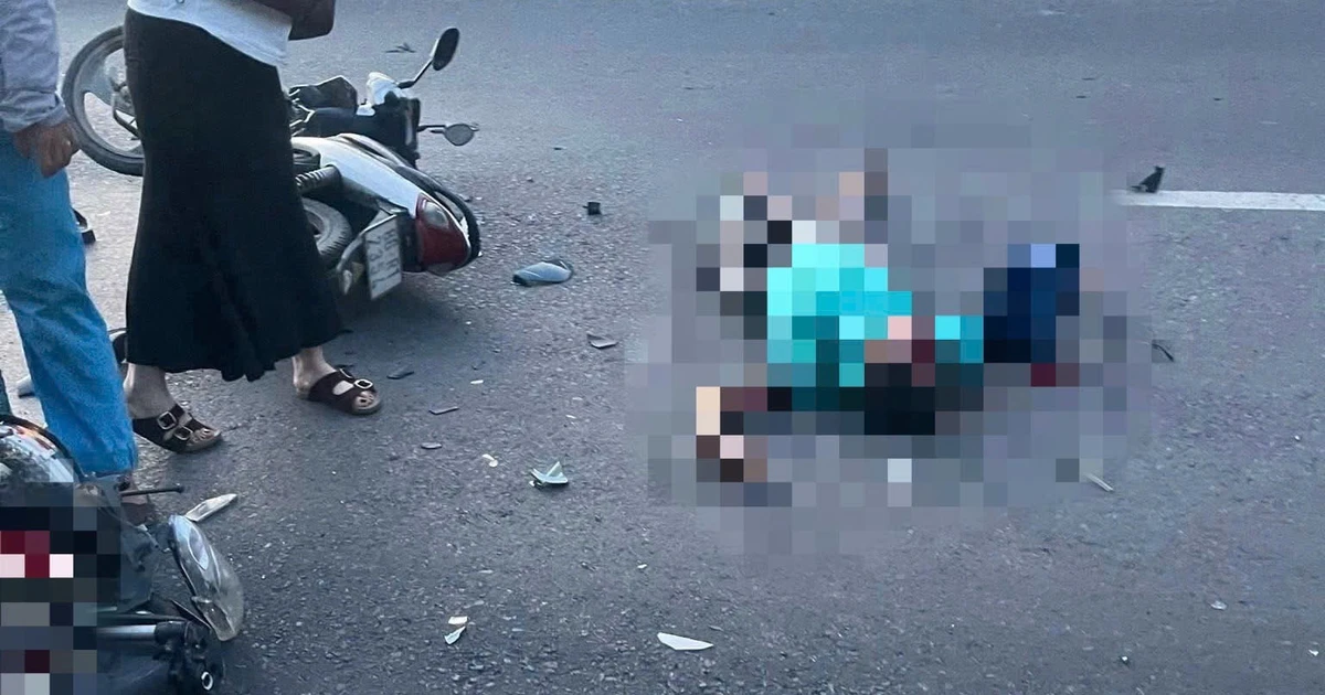 Va chạm xe máy trên quốc lộ, người bán vé số cùng nữ công nhân tử vong