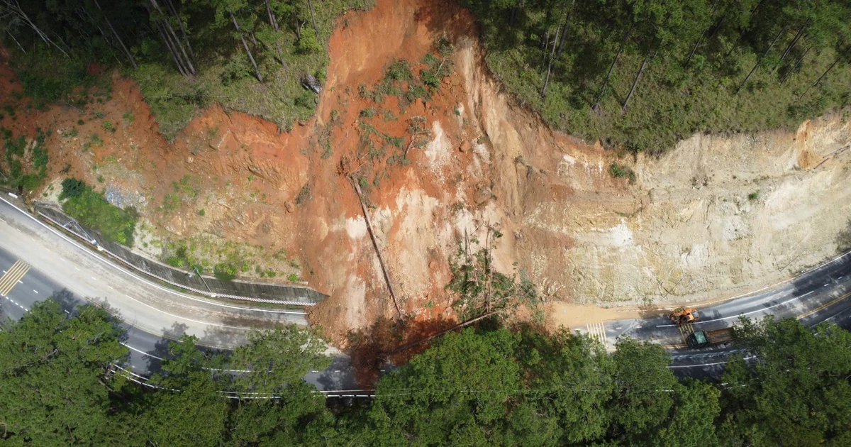 Lâm Đồng công bố tình huống khẩn cấp về thiên tai trên 4 quốc lộ và đèo Prenn