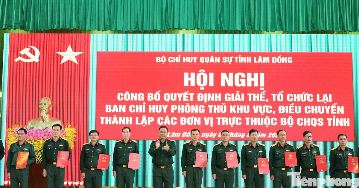 Lâm Đồng giải thể 5 Ban Chỉ huy phòng thủ khu vực