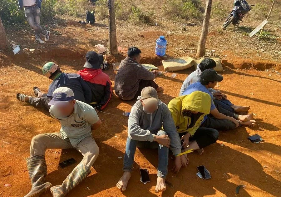 Triệt phá tụ điểm đá gà hoạt động tinh vi ở xã biên giới Lâm Đồng