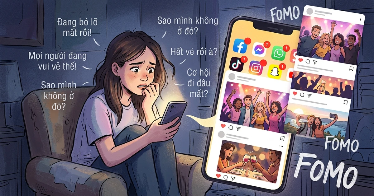 Hội chứng ‘sợ bỏ lỡ’ (FOMO) trên mạng xã hội đang âm thầm ‘đánh cắp’ giấc ngủ của Gen Z thế nào?