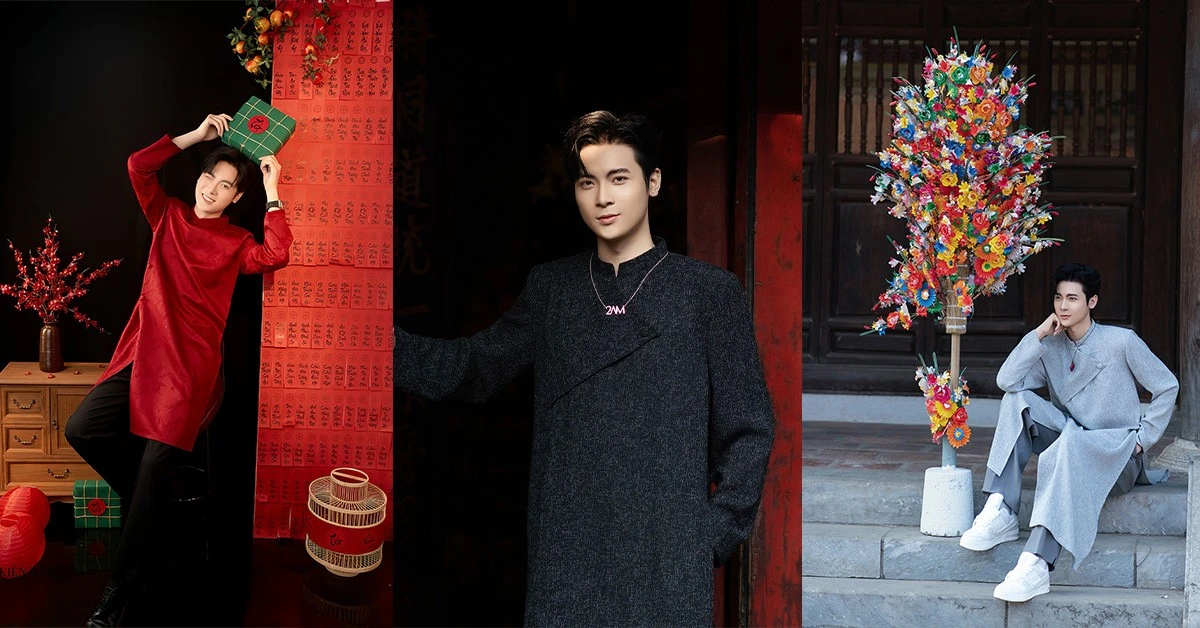 Chàng Gen Z thổi hồn Tết truyền thống vào bộ ảnh thời trang độc đáo