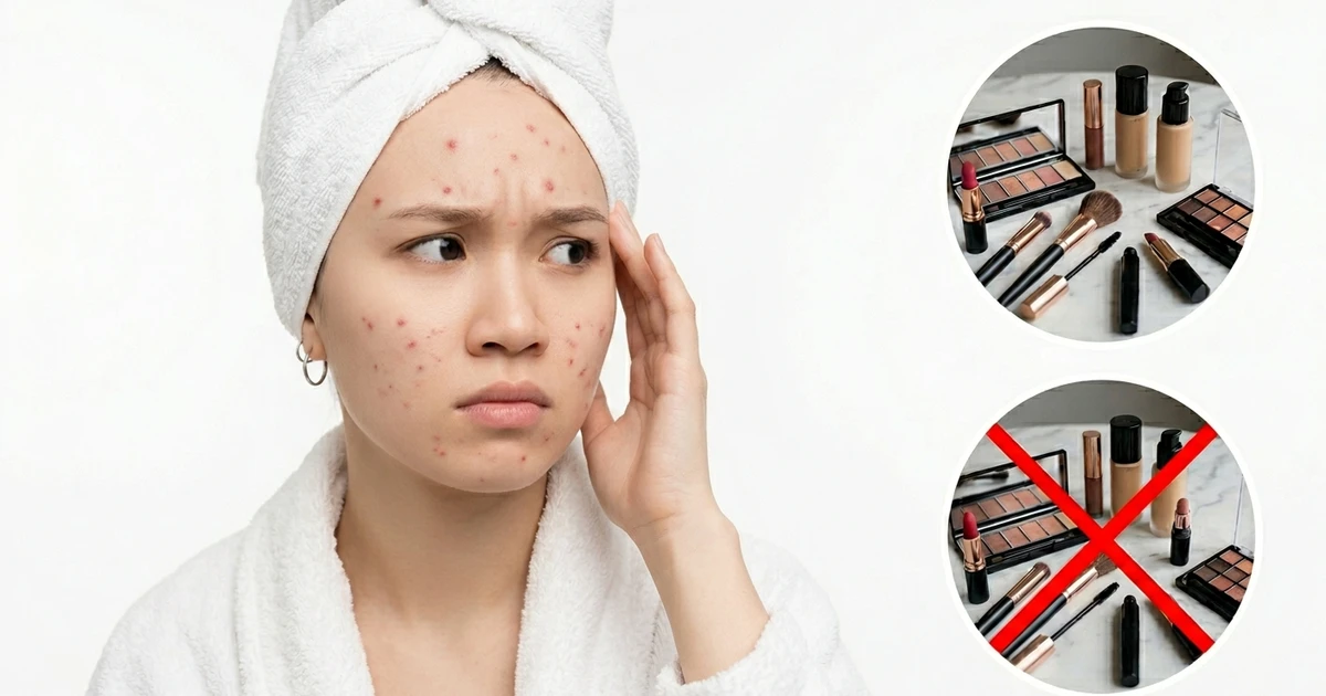 Trang điểm khi trị mụn: Nên hay không? Lời khuyên từ chuyên gia