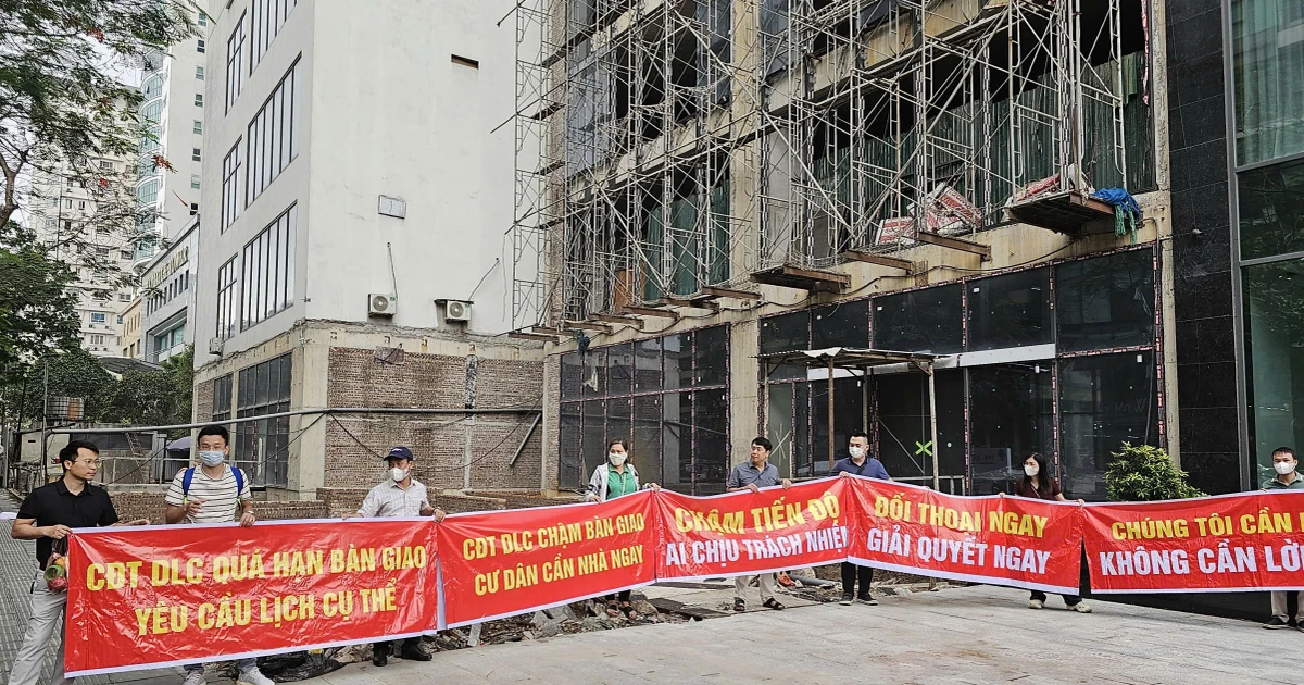 Dự án chung cư 'đất vàng' Hà Nội nhiều lần trễ hẹn bàn giao nhà