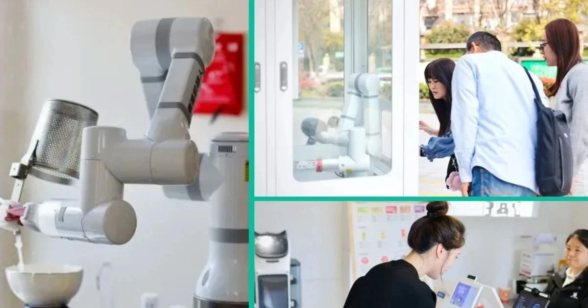 Trải nghiệm nhà hàng robot AI của Trung Quốc