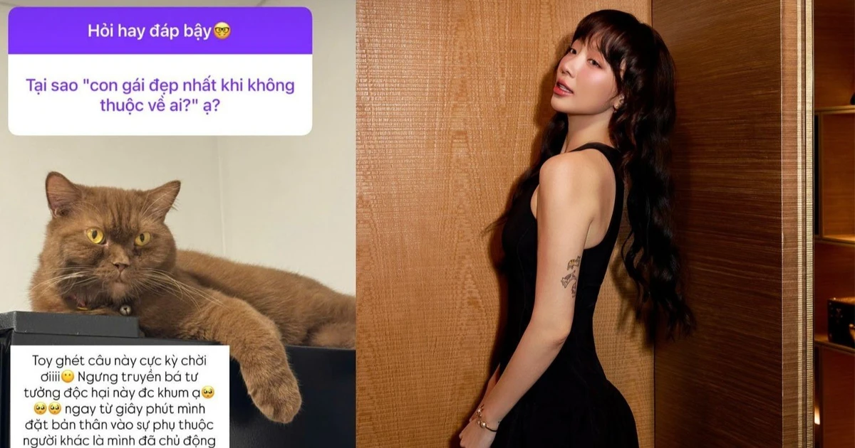 Tóc Tiên phản bác quan điểm "Con gái đẹp nhất khi không thuộc về ai"