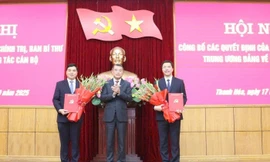 Thanh Hóa có 2 tân Phó Bí thư Tỉnh ủy