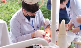 Khám, phát thuốc miễn phí cho hơn 1.500 người ở Nghệ An