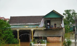 Xót xa cảnh hàng trăm nhà dân ngập sâu, cuộc sống người dân đảo lộn trong mưa lũ