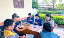 Thanh niên tích cực tham gia chiến dịch '90 ngày làm sạch dữ liệu đất đai'