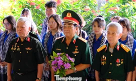 Tri ân các anh hùng liệt sĩ tại 'tọa độ' anh hùng