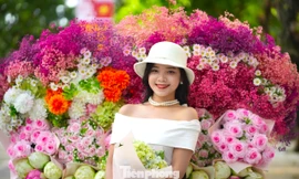 Giới trẻ xứ Nghệ khoe sắc rạng rỡ trong nắng thu