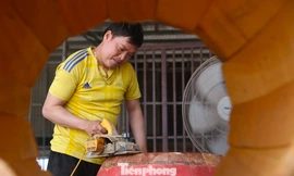 Rộn vang làng trống ngày Tết ở Nghệ An