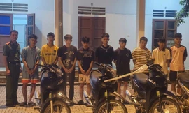 Bắt giữ 47 đối tượng mang dao, kiếm gây náo loạn đường phố