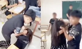Nhà trường lên tiếng vụ nữ sinh bị bóp cổ, đánh tới tấp từ phòng học ra hành lang