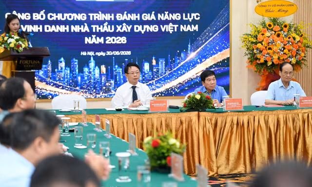 HỌP BÁO: Công bố Chương trình Đánh giá năng lực và vinh danh nhà thầu xây dựng Việt Nam