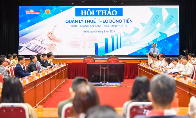 TRỰC TIẾP: Hội thảo Quản lý thuế theo dòng tiền