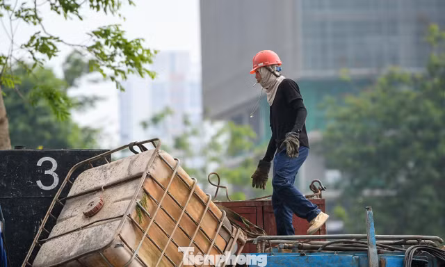 Cận cảnh tiến độ thi công dự án chống ngập ở phía Tây Hà Nội