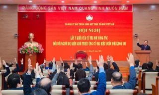 Cơ quan Uỷ ban Trung ương MTTQ Việt Nam lấy ý kiến cử tri giới thiệu người ứng cử đại biểu Quốc hội khóa XVI