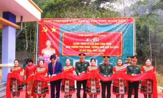 Khánh thành điểm trường do quân đội xây tặng thầy trò ở thôn đặc biệt khó khăn của Lào Cai