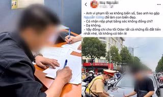 Bị xử phạt vì dùng AI ‘chế’ hình ảnh bị CSGT xử phạt