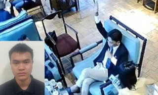 Tạm giữ hình sự kẻ hành hung nhân viên quán cà phê sau động tác giơ tay của ‘Tổng tài’