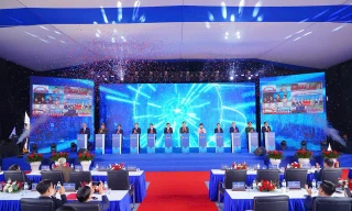 Khởi công dự án đầu tư xây dựng và kinh doanh kết cấu hạ tầng khu công nghiệp Phú Bình