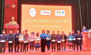 Trao quà Tết của quỹ Thiện Tâm đến người có hoàn cảnh khó khăn ở Lào Cai