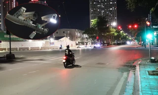 Nửa đêm ở tuyến đường vừa lắp thí điểm camera AI: Hình ảnh gây ngỡ ngàng