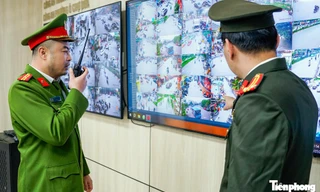 Công an phường ở Hà Nội thiết lập 'thế trận' gần 200 camera để xử lý vi phạm lấn chiếm vỉa hè