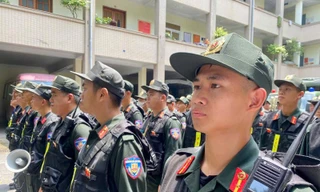 Cảnh sát đặc nhiệm Hà Nội quyết tâm hoàn thành nhiệm vụ bảo đảm an toàn sự kiện A80