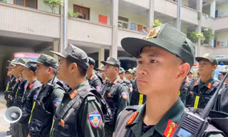 Cảnh sát đặc nhiệm Hà Nội quyết tâm hoàn thành nhiệm vụ bảo đảm an toàn sự kiện A80