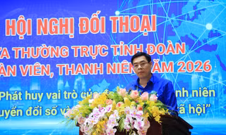 Thường trực Tỉnh Đoàn Lào Cai đối thoại với thanh niên về khởi nghiệp, ngày hội tư vấn hướng nghiệp