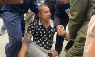 Đối tượng Luân là người bị bệnh tâm thần mới được gia đình xin về ngoại trú từ ngày 2/2. Ảnh: NDCC.