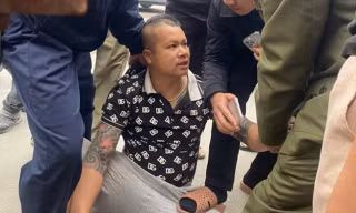 Đối tượng Luân là người bị bệnh tâm thần mới được gia đình xin về ngoại trú từ ngày 2/2. Ảnh: NDCC.
