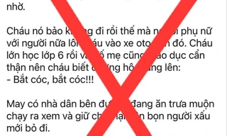 Công an Hà Nội bác tin đồn bắt cóc trẻ em ở phường Hà Đông