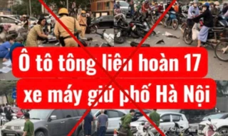 Hà Nội: Cảnh báo đăng tin vụ tai nạn cũ gây hiểu lầm trên mạng xã hội