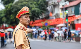 Phân luồng giao thông phục vụ Triển lãm thành tựu kinh tế - xã hội nhân kỷ niệm 80 năm Ngày Quốc khánh