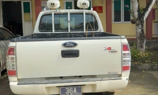 Xe biển xanh bị 'tố' vi phạm giao thông, tài xế và đơn vị quản lý bị phạt gần 40 triệu đồng