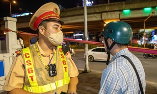 Hà Nội: Phát hiện hơn 900 tài xế vi phạm nồng độ cồn qua 2 ngày thực hiện cao điểm 