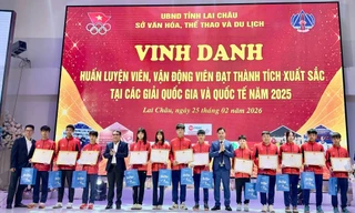 Tặng Huân chương Lao động hạng Ba cho vận động viên Lai Châu giành Huy chương bạc châu Á