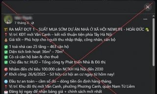 Hà Nội: Xử phạt 2 người đăng tin bán nhà ở xã hội trên Facebook